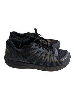 SAS Mens Size 9 EE Wide Black Mission 1 Sneakers Vibram Dad Shoes